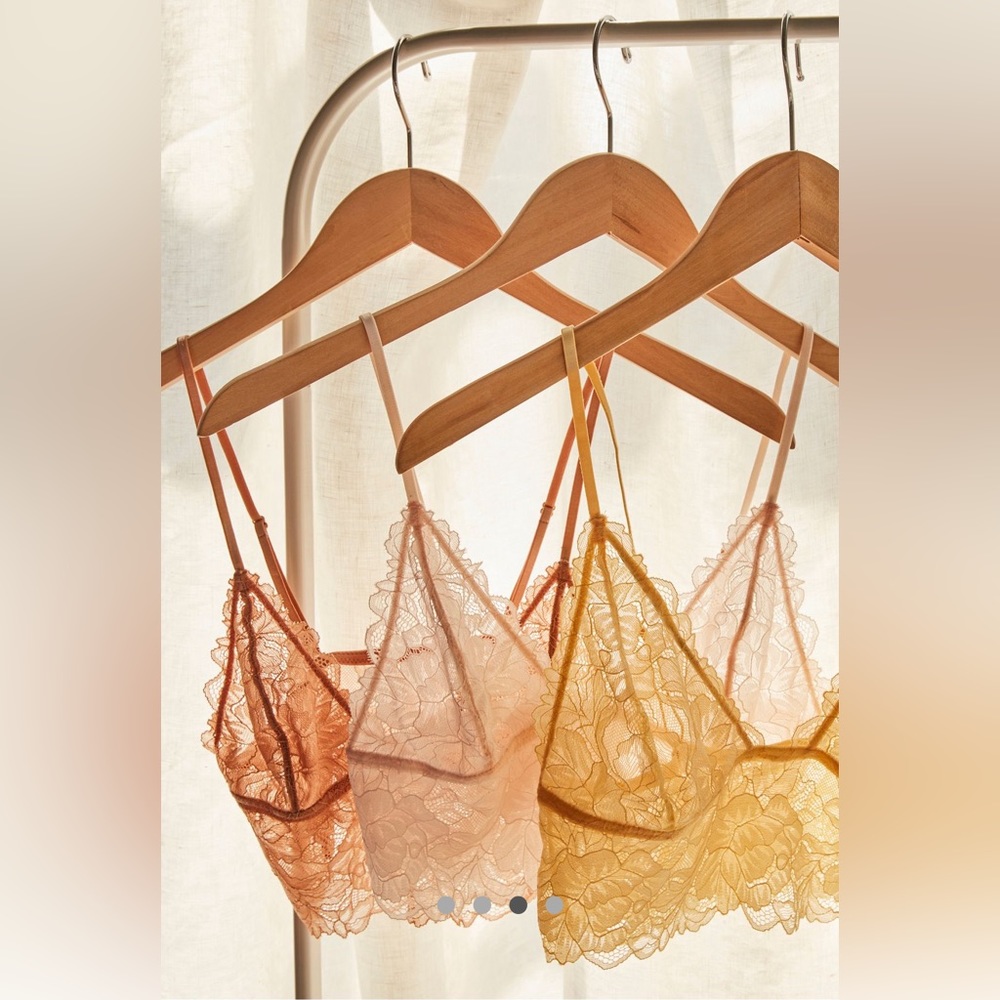 free people Everyday Lace Longline Bralette .